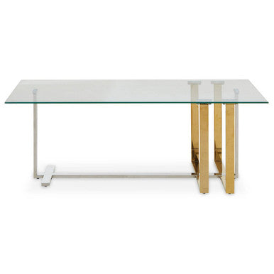 Alvea Silver & Gold Coffee Table