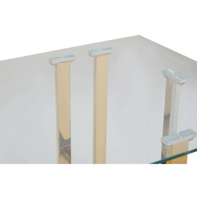 Alvea Silver & Gold Coffee Table