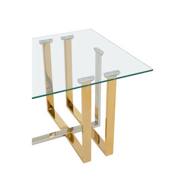 Alvea Silver & Gold Coffee Table