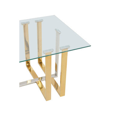 Alvea Silver & Gold Coffee Table