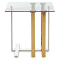 Alvea Silver & Gold Side Table