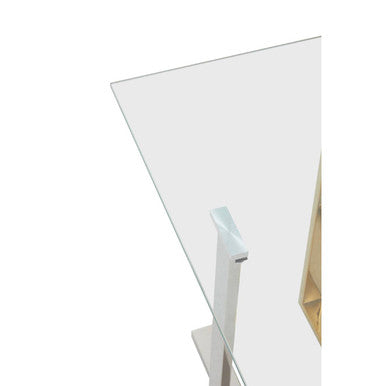 Alvea Silver & Gold Side Table