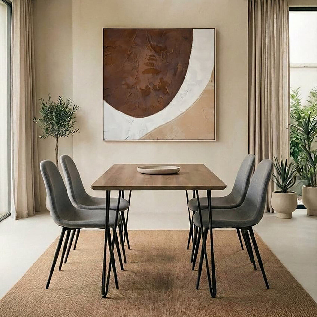 Salford Grey Fabric Dining Chair
