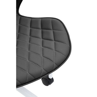 Brent Black & White Home Office Chair
