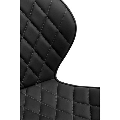 Brent Black & White Home Office Chair