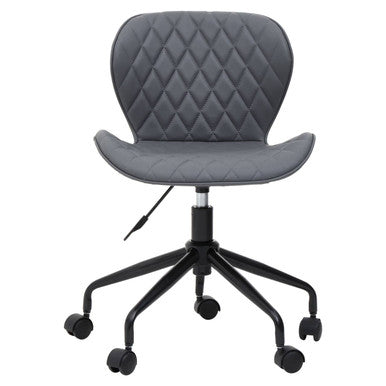 Brent Grey & Black Home Office Chair