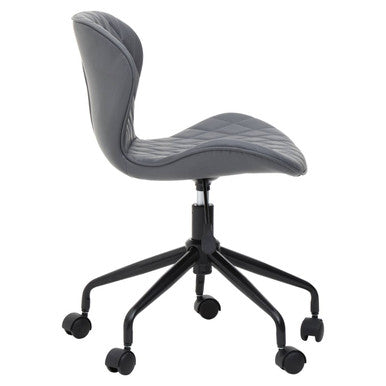 Brent Grey & Black Home Office Chair