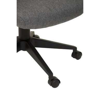 Brent Black Mesh & Grey Fabric Home Office Chair