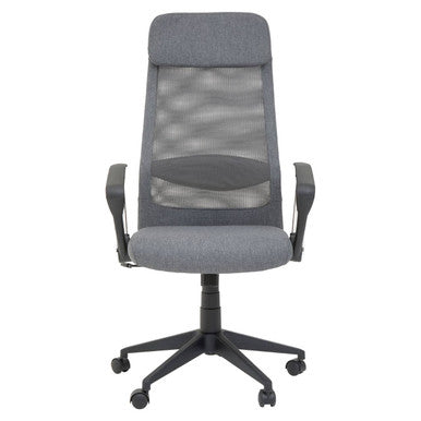 Brent Grey Mesh & Fabric Home Office Chair