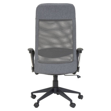 Brent Grey Mesh & Fabric Home Office Chair