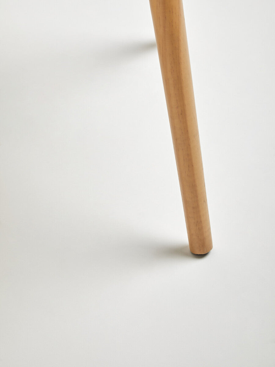 Natural Wooden Storage Side Table With Lift Up Lid Natural Wood Veneer Top, Viborg