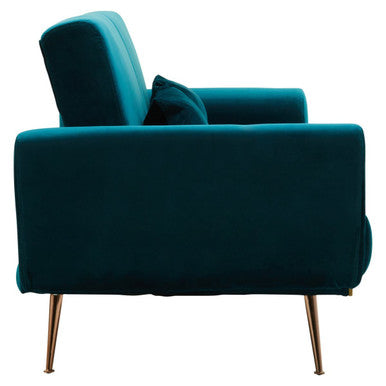 Green Velvet Sofa Bed, Hatton