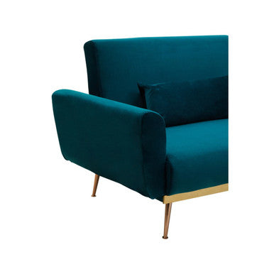 Green Velvet Sofa Bed, Hatton