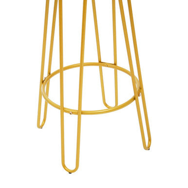District Gold Metal Frame Bar Stool