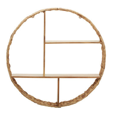 Arles Water Hyacinth Wall Shelf