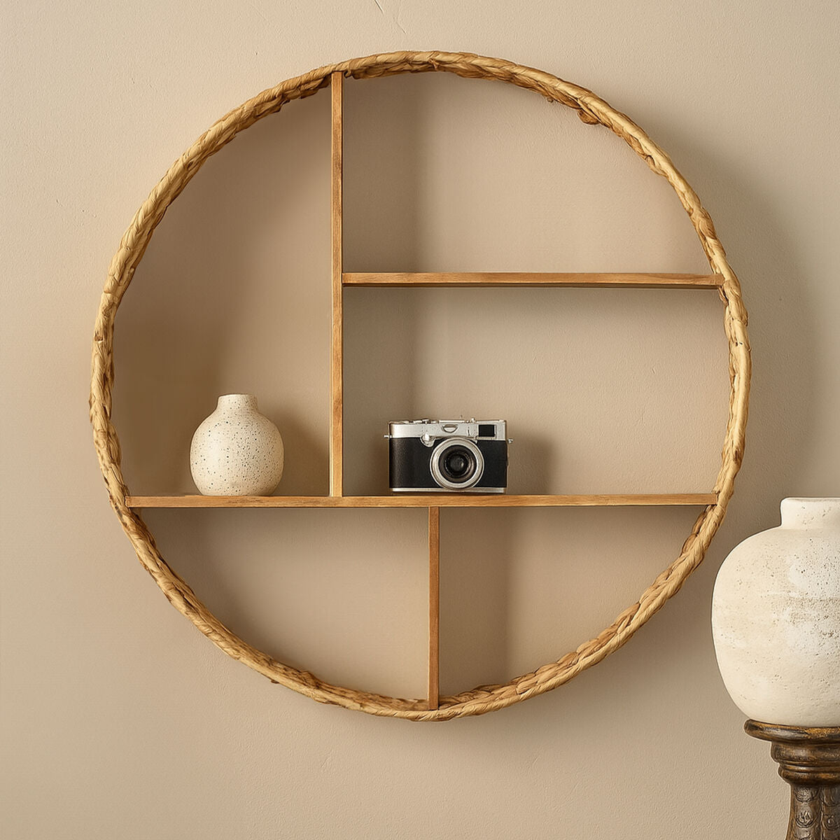Arles Water Hyacinth Wall Shelf
