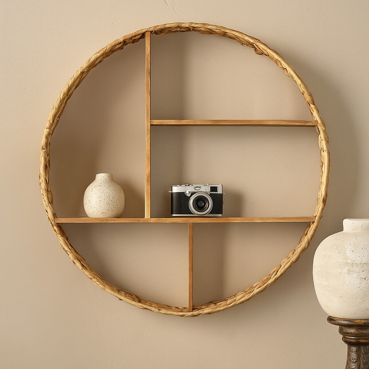 Arles Water Hyacinth Wall Shelf