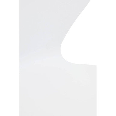 Laila White Seat & Gold Legs Dining Chair