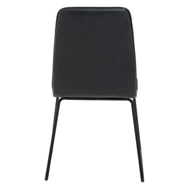 New Foundry Black Leather Chair