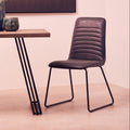 New Foundry Black Leather Chair