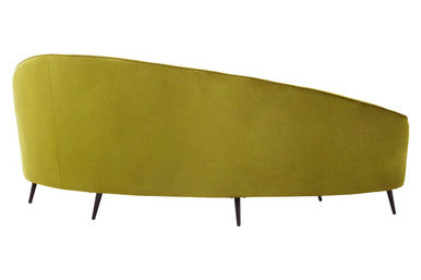 3 Seat Olive Velvet Sofa, Hasina