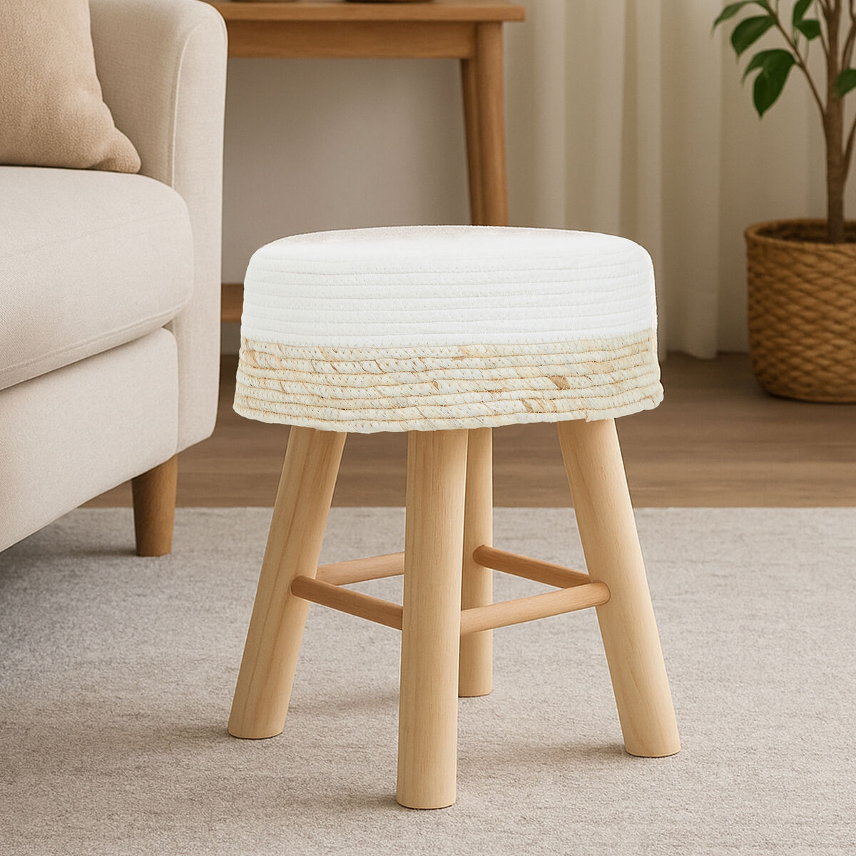 Lentigo Natural & White Stool