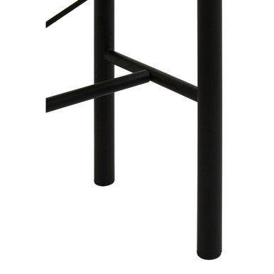 Depok Metal & Rattan Bench