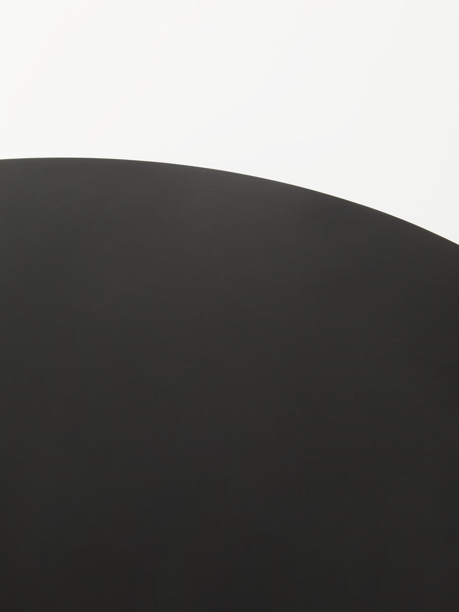 Black Wood Top Coffee Table With Metal Hairpin Legs, Depok