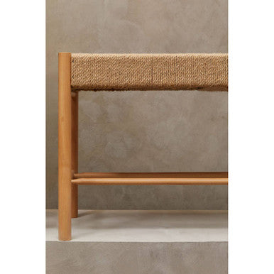 Bandar Natural Rope & Beechwood Bench