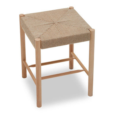 Bandar Natural Rope & Beechwood Stool
