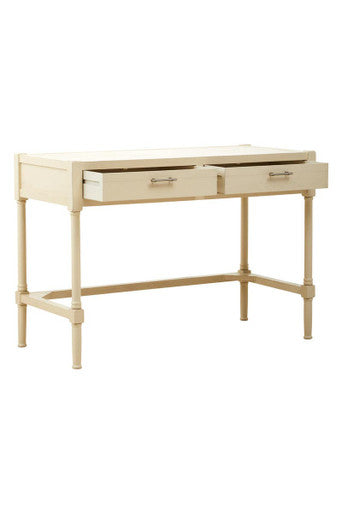 Heritage Ivory Desk With 2 Drawers