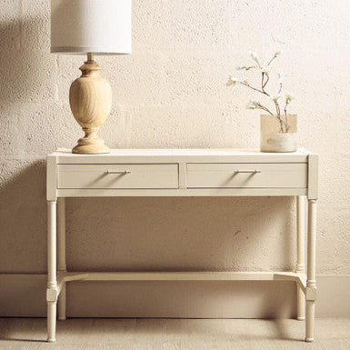 Heritage Ivory Desk With 2 Drawers
