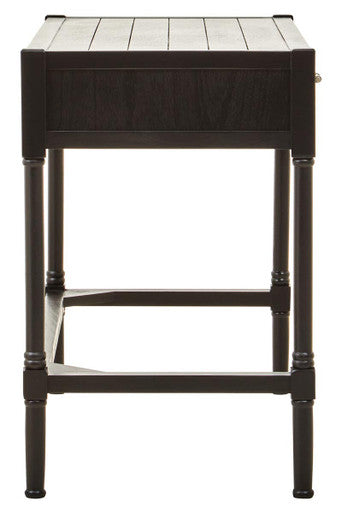 Heritage Two Drawer Black Desk