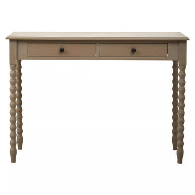 Heritage Two Drawer Desk With Natural Wash