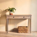 Heritage Two Drawer Desk With Natural Wash