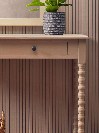 Heritage Two Drawer Desk With Natural Wash