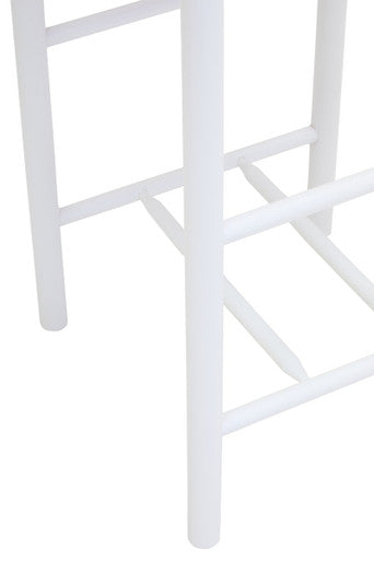 Bandar Natural Rope & White Bar Stool