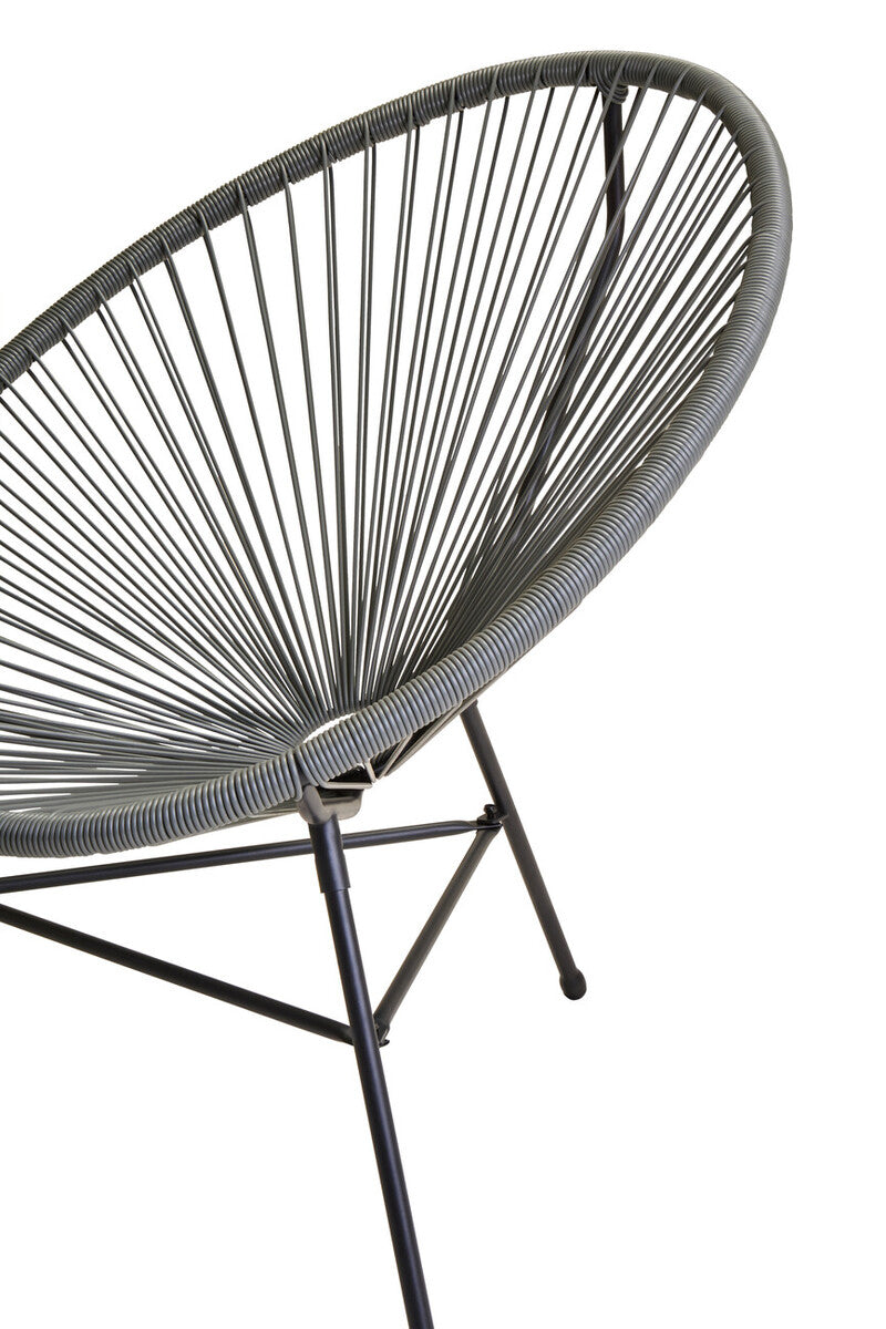 Miami Grey 3 Piece Rattan Garden Patio Set