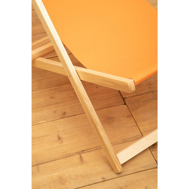 Beauport Orange Deckchair Fabric