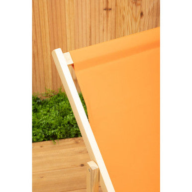Beauport Orange Deckchair Fabric
