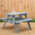 Brighton Grey Wood Kids Picnic Bench