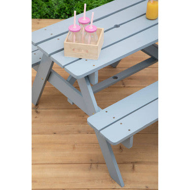 Brighton Grey Wood Kids Picnic Bench