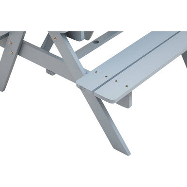 Brighton Grey Wood Kids Picnic Bench