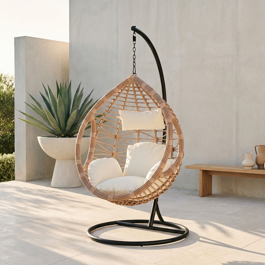 Goa Natural Rattan Hanging Chair