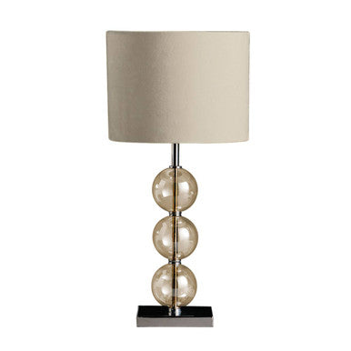 Mistro Cream Suede Shade Table Lamp