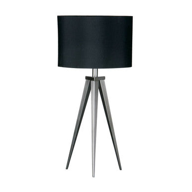 Savaro Tripod Feature Table Lamp Matte Black Industrial