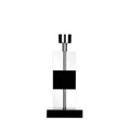 Milagro Black Crystal Table Lamp Base
