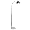 Calle Chrome Metal Floor Lamp