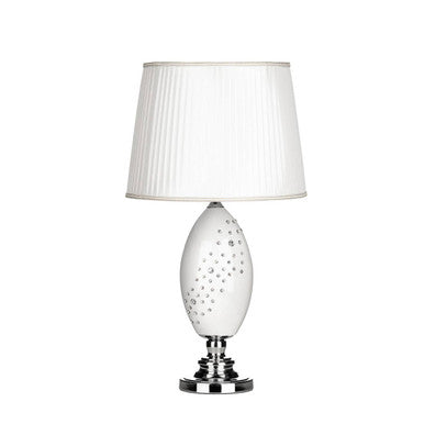 Maisy White Contemporary Table Lamp