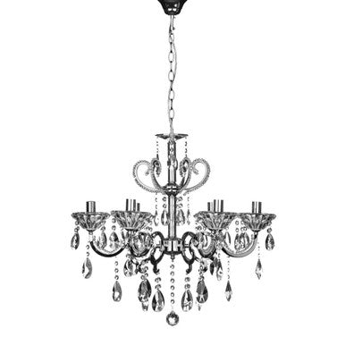 Kendall Silver Contemporary Chandelier
